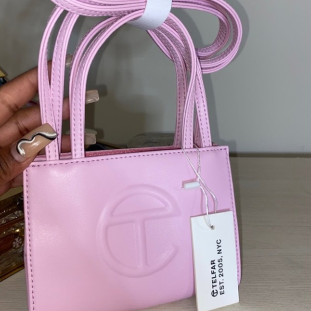 Telfar Small Bubblegum Shopping Bag